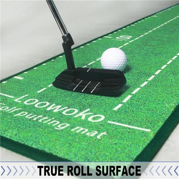 Indoor Putting Green with Ball Return, Golf Practice Training EquipmentPutting - Picture 5 of 7